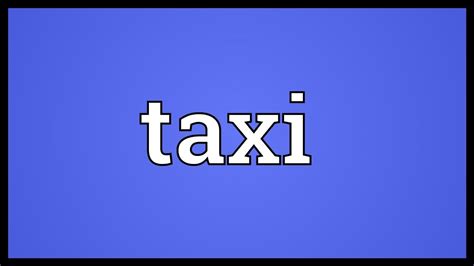 Taxi chits meaning  Chit